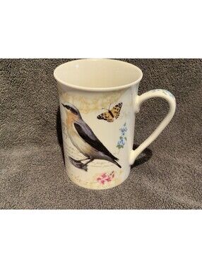 Birds and Butterflies Kent Pottery 10oz. Open Mug